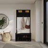 Porto Entryway Hall Tree Coat Rack | Vestiaire d’entree Porto