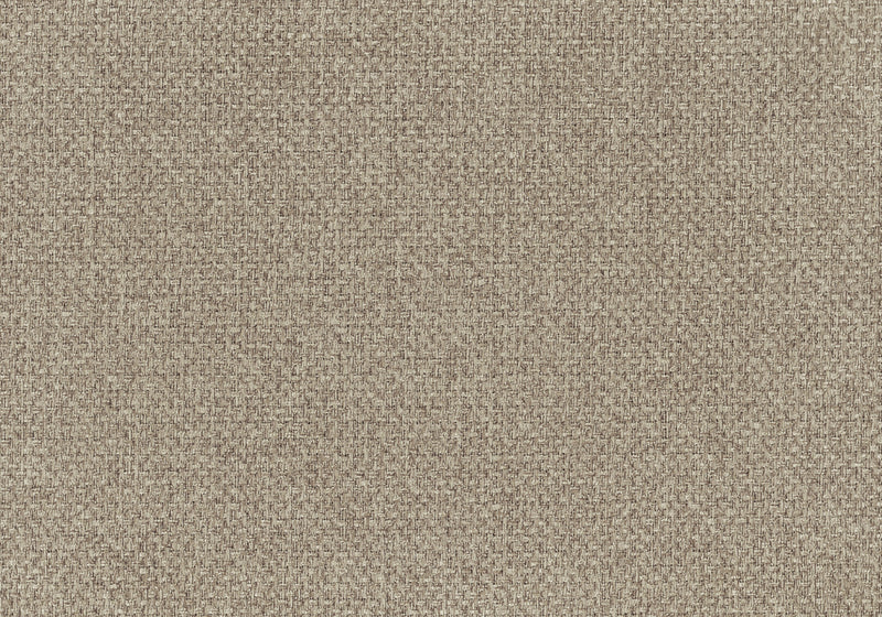 Upholstered Accent Chair, 34\" Wide, Light Brown Fabric, Walnut Wood Legs, Mid-Century Accent Chair