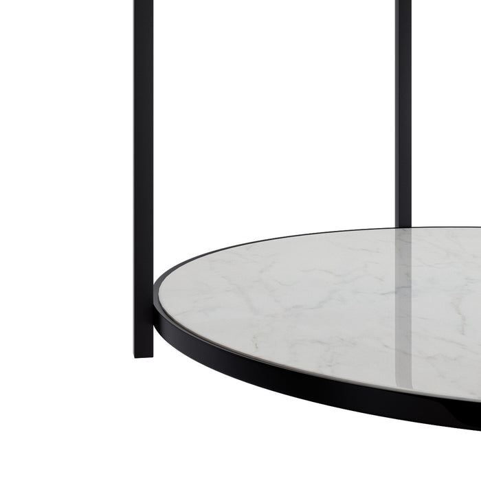 Sable Coffee Table With Dual Marble Surface