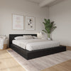 Kanso Low Platform Bed Set King Bed | Kanso Lit a Plateforme Basse avec Tete de Lit