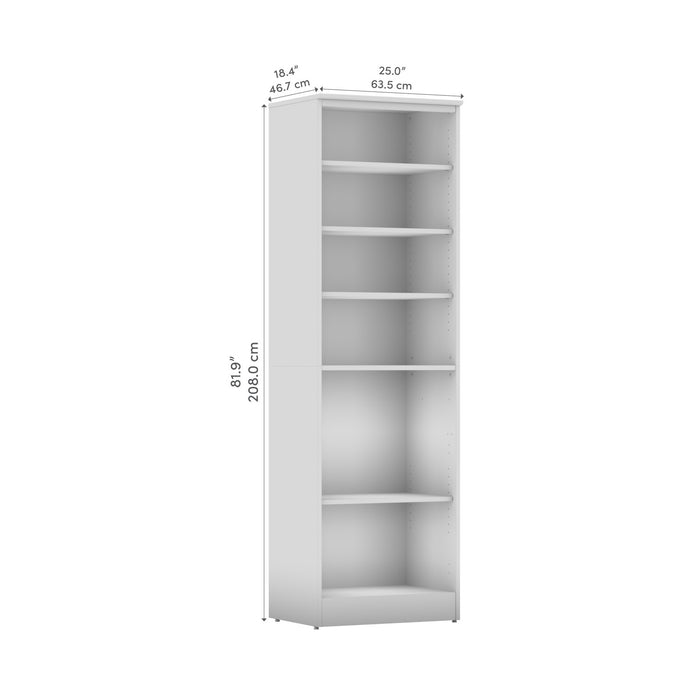 Bestar Key West 25 W Closet Organizer - Linen White Oak