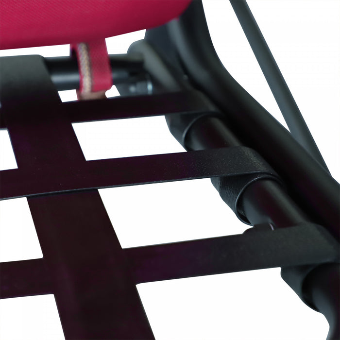 Outsunny 3-person Porch Swing Patio Swing Chair With Canopy For Patio, Garden, Backyard, Poolside, Wine Red