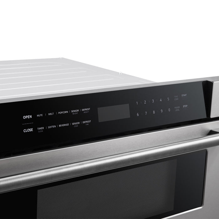 Forno Capoliveri 30-Inch Microwave Drawer, Stainless Steel, 1.2 cu.ft - FMWDR3000-30