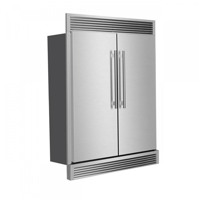 Forno Maderno 60 Inch Convertible Refrigerator, 27.2 cu.ft., with Decorative Grill - FFFFD1722-60SG