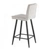 Marielle Taupe Upholstered Bar Stool (Set of 2) | Tabouret de bar Marielle rembourre taupe (ens. de 2)