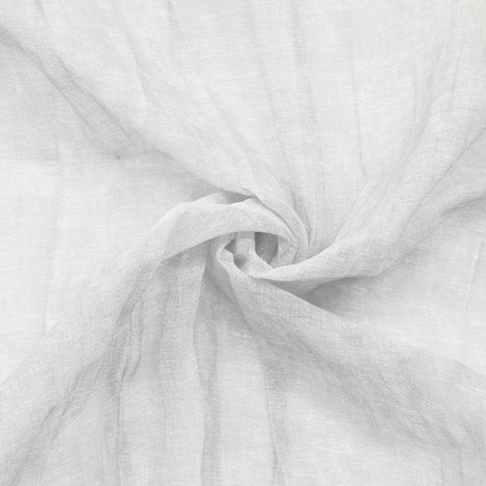 Habitat Paloma Apricot Sheer Dual Header Curtain Panel - 52 x 84