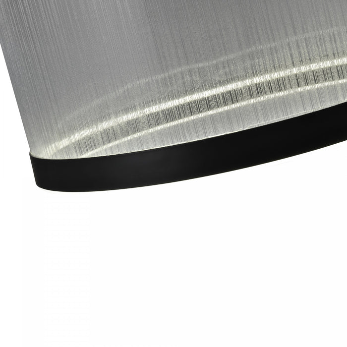 Cora Integrated Led Semi Flush Mount, Silver