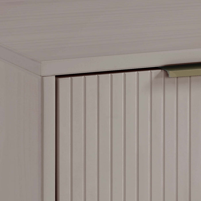 Granville Modern 18\" Nightstand in Light Gray (1-Drawer) - Set of 2