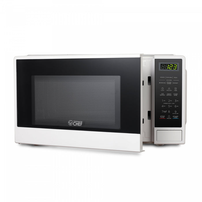CHM Series Commercial Chef 1.1 Cu. Ft. Countertop Microwave Oven, CHCM11100W Countertop Microwave Larger 1cuft