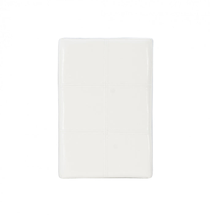 Claridge Fabric Backless Barstool - White