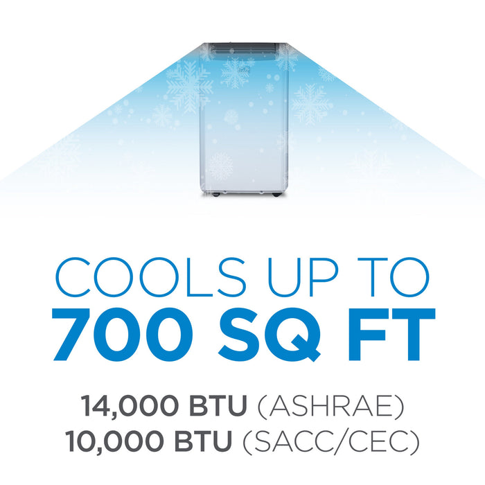 Black+Decker 14,000 BTU  4-in-1 Portable Air Conditioner with Heating - BPP10HWTB