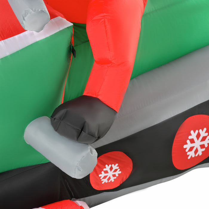Homcom 5.2ft Santa Claus Inflatable Christmas Decoration