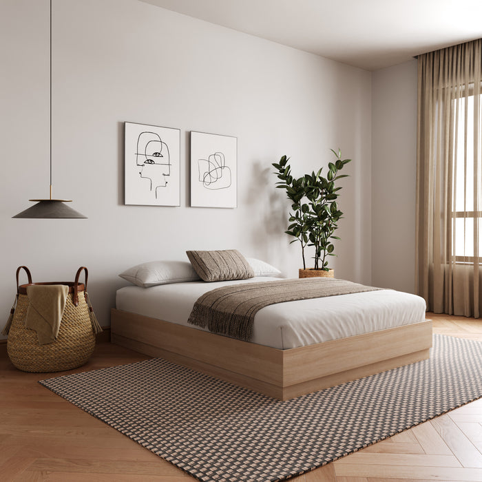 Milano Platform Bed Frame King Bed