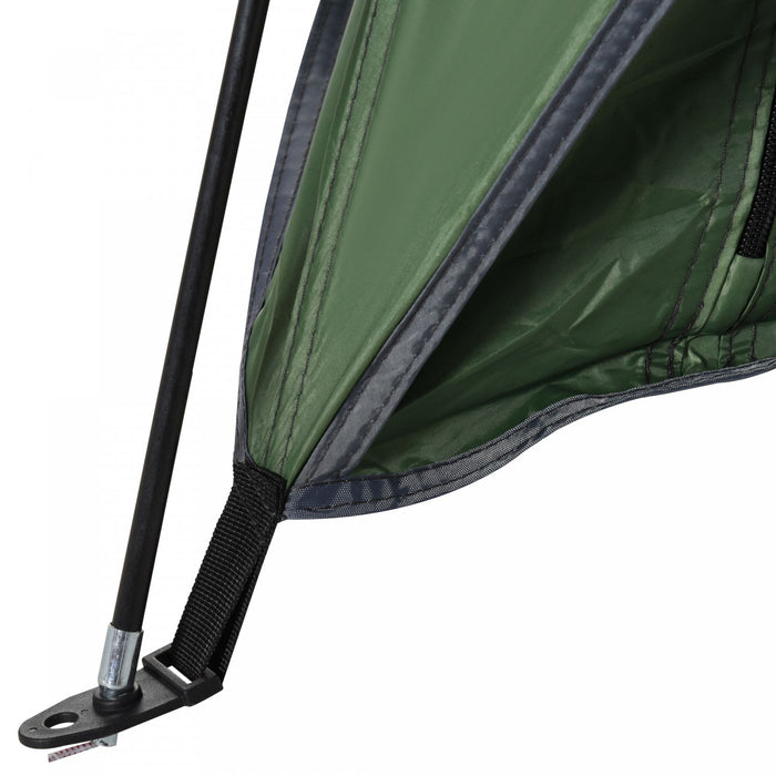 Outsunny Pop Up Tent, Beach Tent, Uv Protected Sun Shelter With Carry Bag And Ground Stakes For 2-3 Person, Green