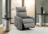 MONARCH SPECIALTIES 30" WIDE UPHOLSTERED RECLINING CHAIR, MANUAL ROCKER, CUP HOLDERS, DARK GREY FABRIC RECLINER | MONARCH SPECIALTIES FAUTEUIL 30 PO DE LARGEUR INCLINABLE REMBOURRE, FAUTEUIL BERCANT MANUEL, TISSU GRIS FONCE