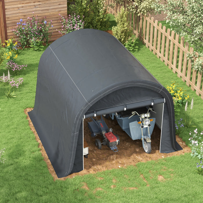 Outsunny 10'x10' Outdoor Storage Shed, Waterproof Heavy Duty Portable Shed