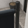 Outsunny Room Divider With Wheels, 6ft Rolling Privacy Screen, Black