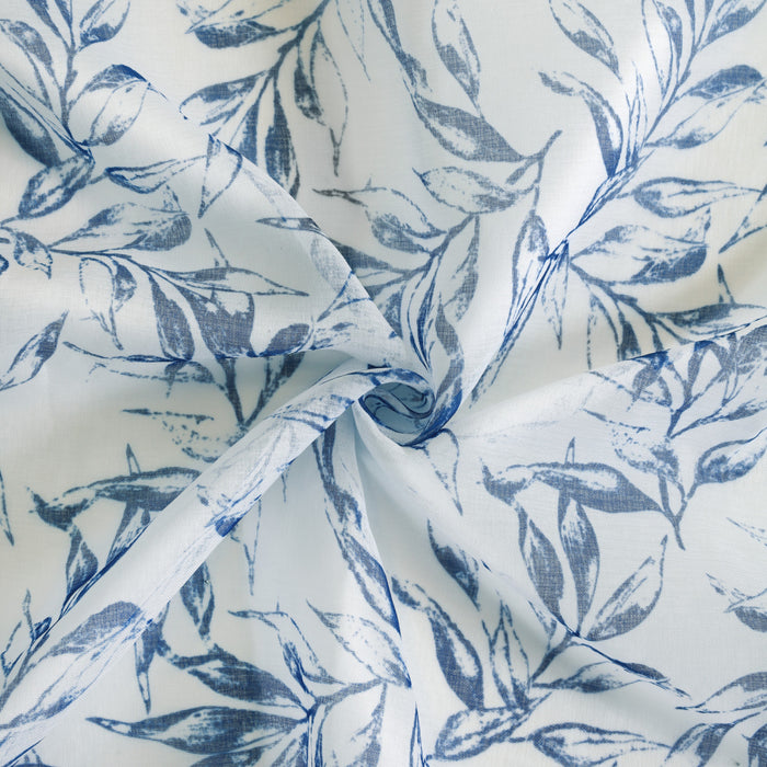 Habitat Jenny Indigo Light Filtering Grommet Curtain Panel - 52 x 95