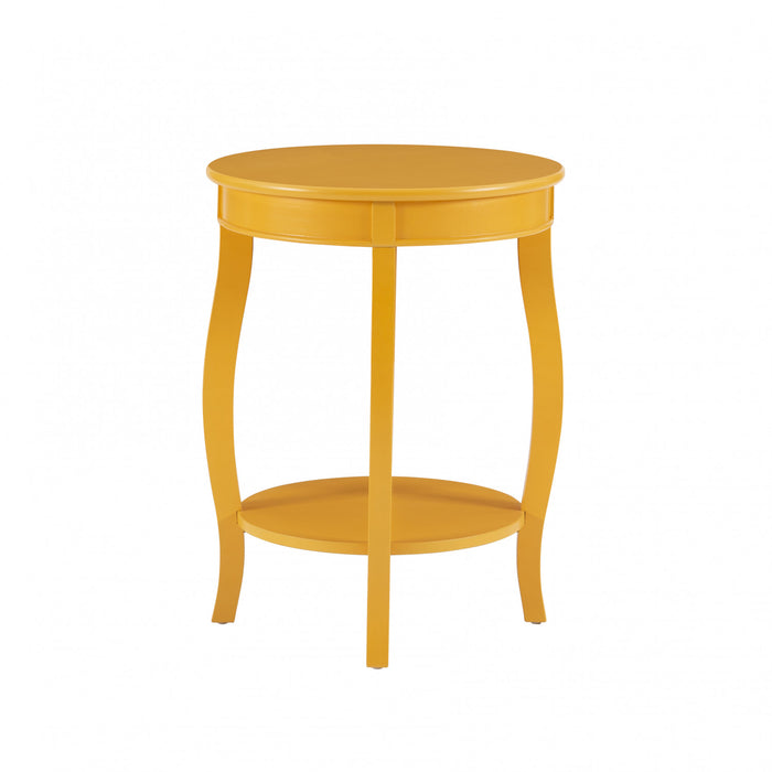 Rainbow Chairside Table - Yellow