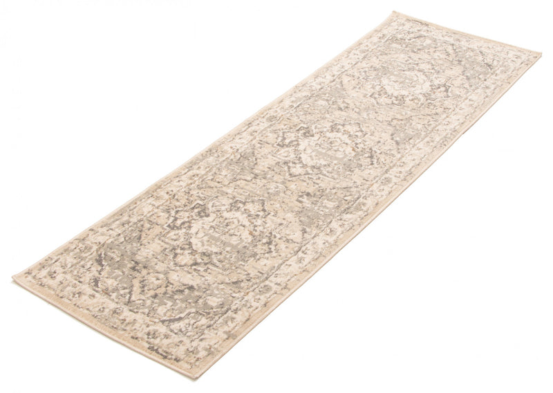 Priya Grey Area Rug - 2'8\" x 8'2\"