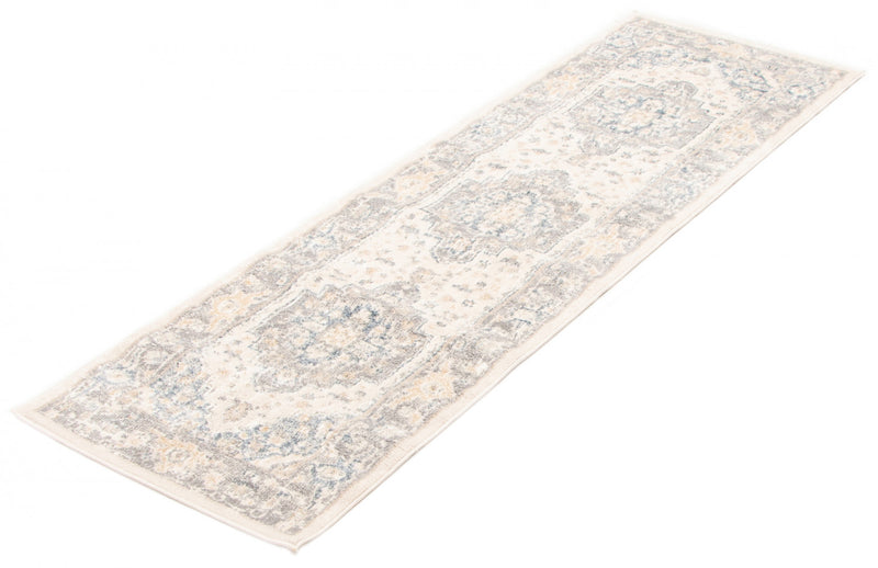 Bijara Blue Runner Area Rug - 2'8\" X 8'2\" 