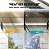Outsunny Window Awning Door Canopy, Front Door Outdoor Patio Cover