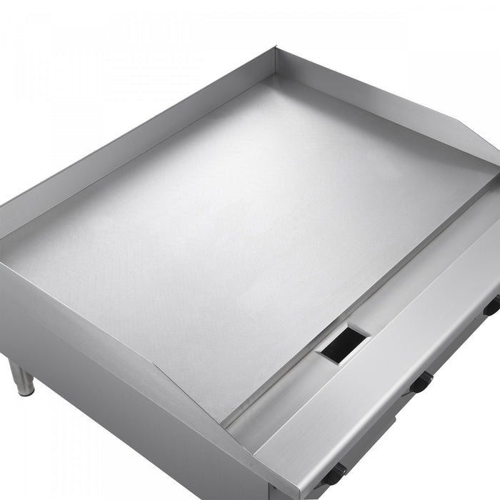 FORNO Commerciale 36 Inch Gas Griddle, 3 Burners, 90,000 BTUs, Stainless Steel - FCMGG0055-36