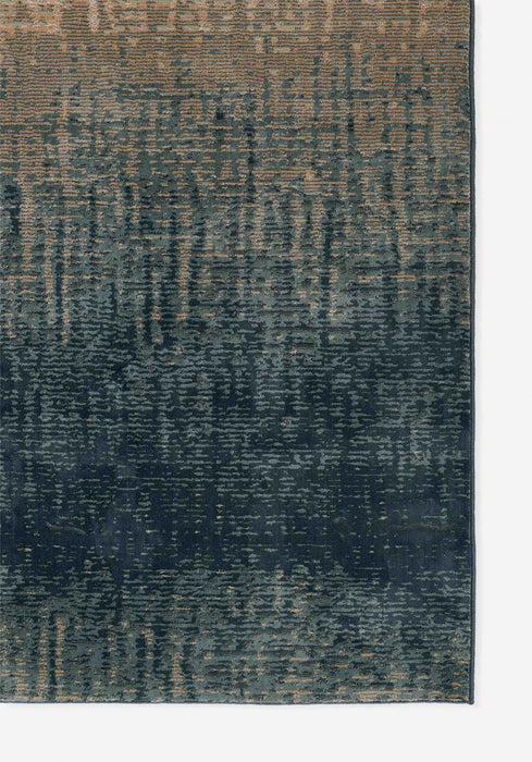 Sable Contemporary 2'2\" x 7'7\" Runner Rug in Blue Indoor Area Rug