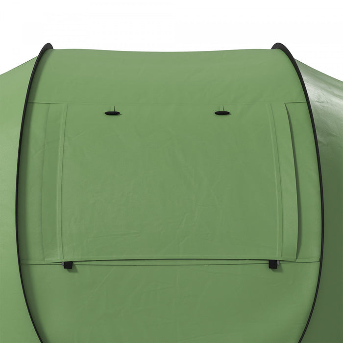 Outsunny Camping Tent With Porch And Carry Bag, 3000mm Waterproof, Green