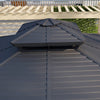 Outsunny 10' X 10' Hardtop Gazebo Outdoor Aluminum Gazebo, Light Grey