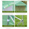 Outsunny 15' X 10' X 7' Walk-in Greenhouse Outdoor Plant Tunnel Warm Hot House W/ Roll Up Door And 6|Outsunny 15'x10'x7' Serre Exterieure Jardin Plante Tunnel Maison Chaude Jardin Graine Fleur Croissan