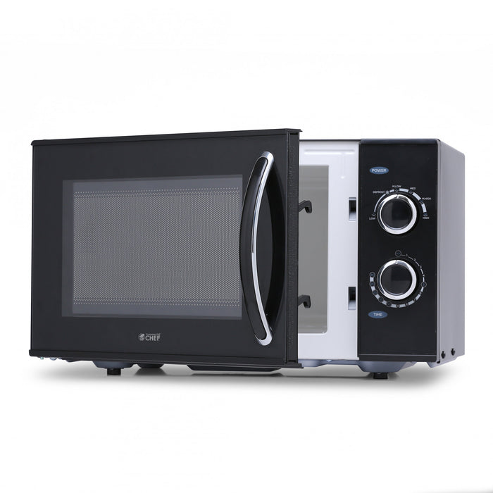 CHM Series Commercial Chef 0.9 Cu. Ft. Countertop Microwave Oven, CHMH900B6C, Black Countertop Microwave Less 1cuft