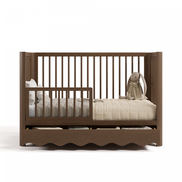 Storkcraft Casablanca Deluxe 5-in-1 Convertible Crib with Drawer - Hazelnut
