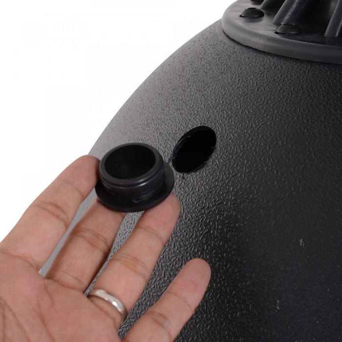 Soozier 65\" Standing Boxing Punching Bag With Refilled Base & Suction Cups