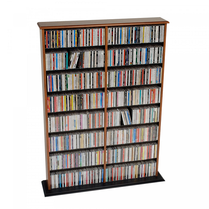 Double Width Wall Storage - Cherry Black