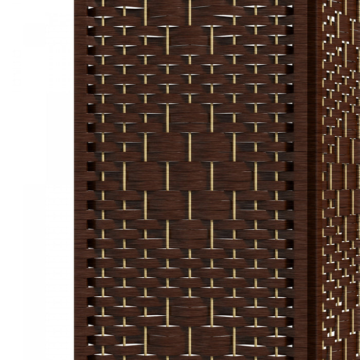 Homcom Folding Room Divider 5.6 Ft Privacy Screen Panel