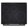 LG 30" 6.3 Cu. Ft. Smart Slide-In Induction Range with Air Fry - Black Stainless - LSIL6334ZE | Cuisinière à induction encastrée intelligente LG de 6,3 pi3 et de 30 po avec friture à air - acier inoxydable noir - LSIL6334ZE
