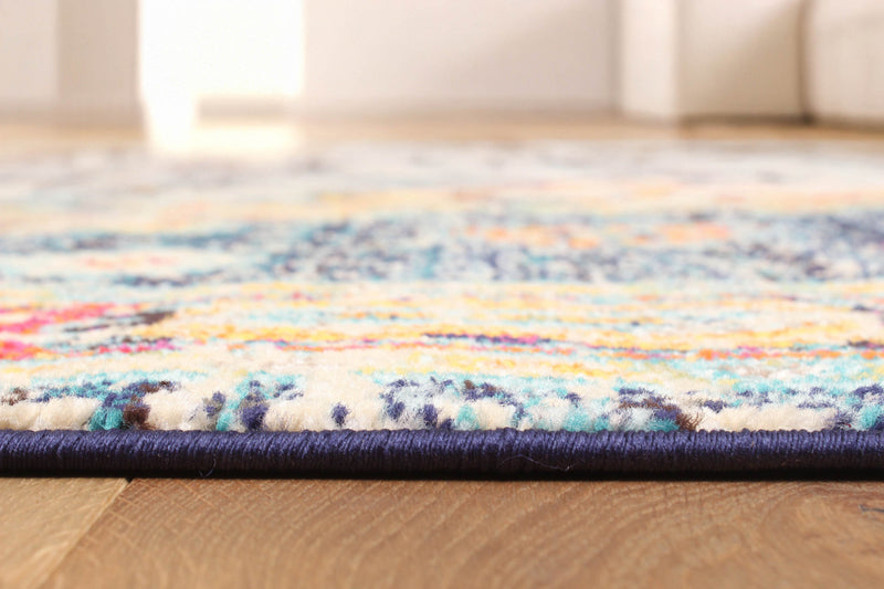 Lotus Navy Rug 5'0\" x 8'0\"