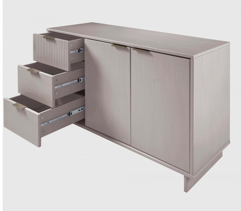 Granville Modern 55\" Sideboard in Light Gray Buffet