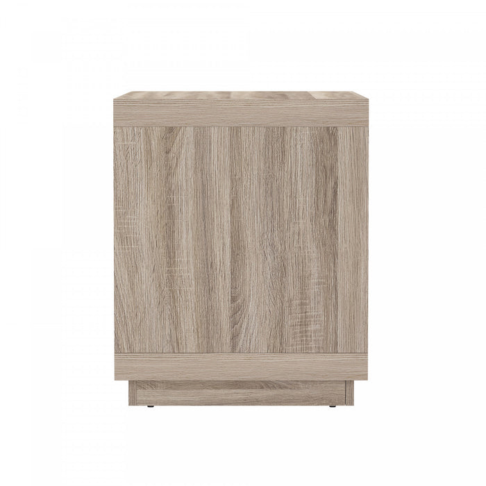 Navis Contemporary 32\" Nightstand in Natural Oak (2-Drawer)
