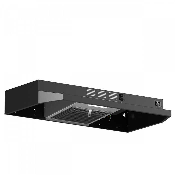 Forno Cappa 30-Inch Under Cabinet Range Hood, Black-FRHUC5200-30