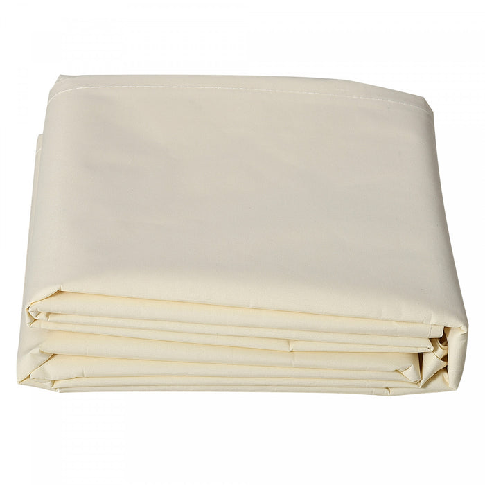 Outsunny 11' X 10' Retractable Awning Fabric Replacement Outdoor Sunshade Canopy Awning Cover, Uv Protection, Cream White