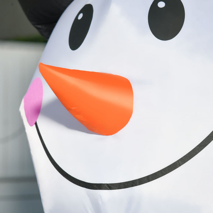 Homcom 8ft Snowman Inflatable Christmas Decoration