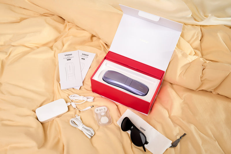 Ulike Air 10 IPL Laser Hair Removal Device - Dual Lights, SHR Mode & Ice Cooling - Purple\n
