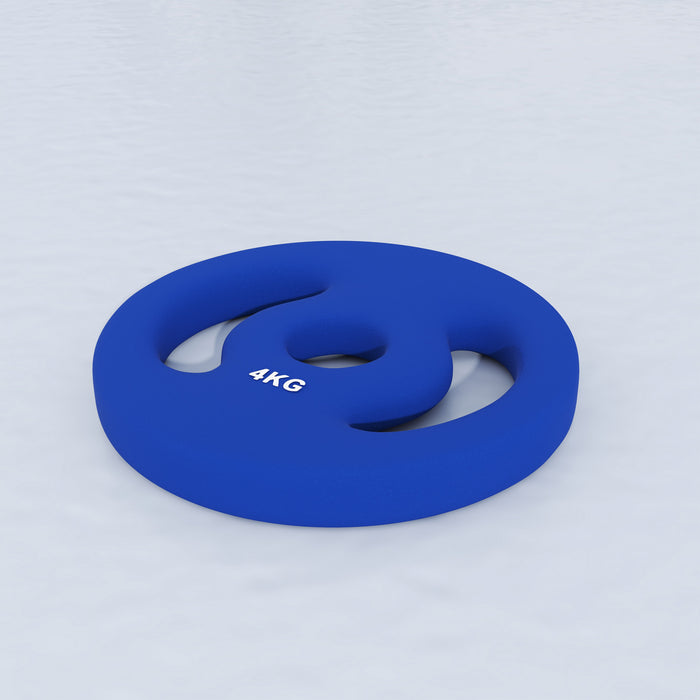 Soozier Standard Weights Plates With Easy-grip Handles, 2 X 8.8lbs