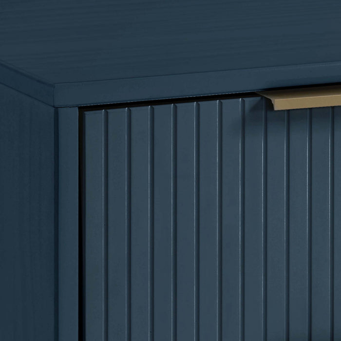 Granville Modern 38\" Chest in Midnight Blue (5-Drawer)