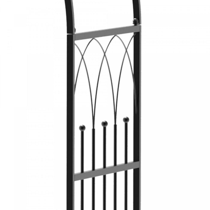 Outsunny 43\" Garden Arbor Bench Trellis