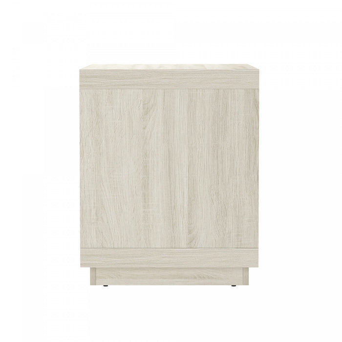 Navis Contemporary 26\" Nightstand in Whitewashed Oak (1-Drawer)
