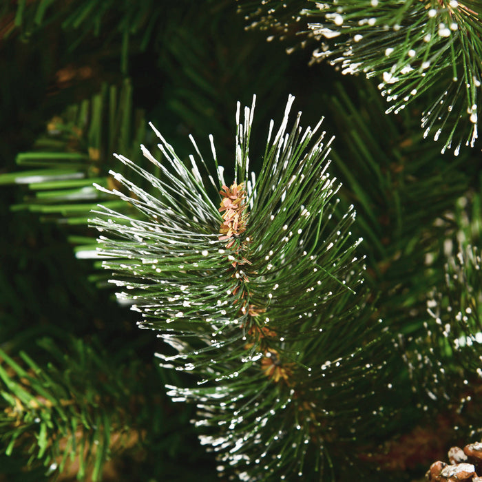 Homcom 7ft Artificial Christmas Tree With 986 Branch Tips