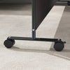 Outsunny Room Divider With Wheels, 6ft Rolling Privacy Screen, Black